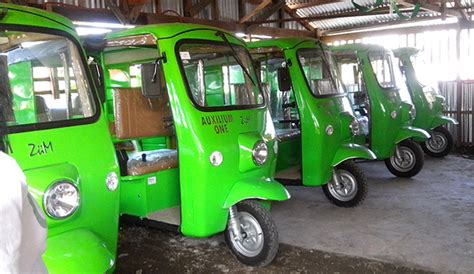 EMotors launches Zum electric tricycle and dealership in Cebu.